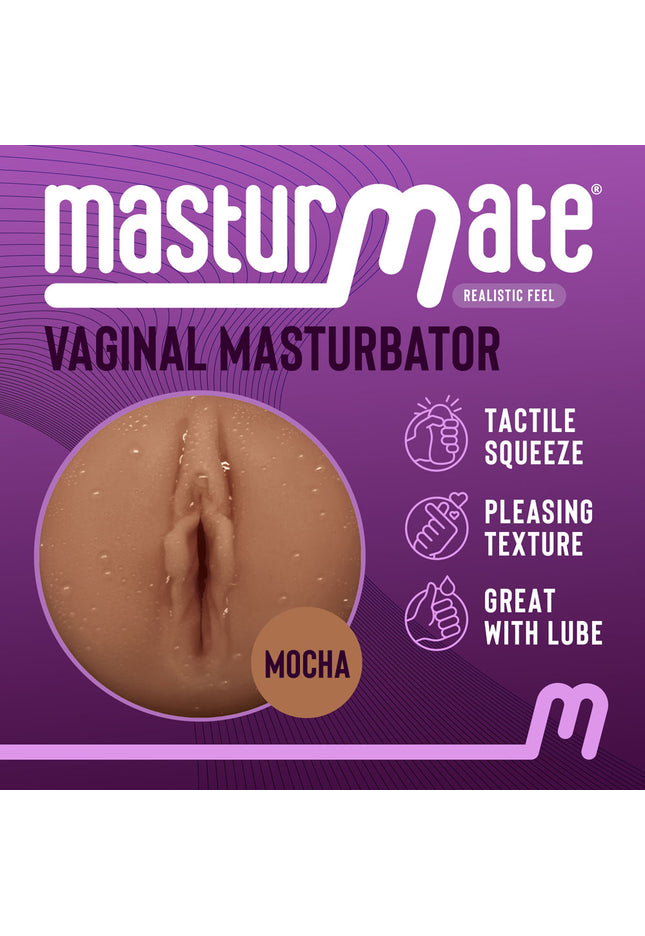 Masturmate - Vagina - Mocha - Brown Vagina Stroker