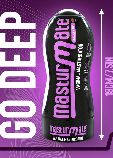 Masturmate - Vagina - Mocha - Brown Vagina Stroker