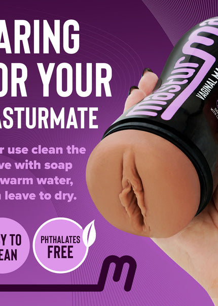 Masturmate - Vagina - Mocha - Brown Vagina Stroker