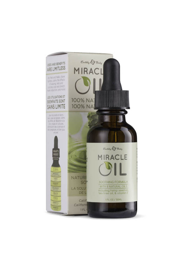 Miracle Oil - Skin Soothing Oil with Hemp Seed - 30 ml Dropper Bottle