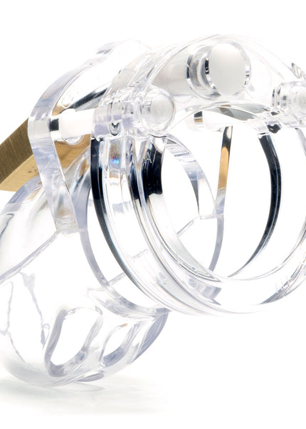 Mr. Stubb Chastity Cock Cage Kit - Clear - Clear 1.75 Inch Cock Cage Kit