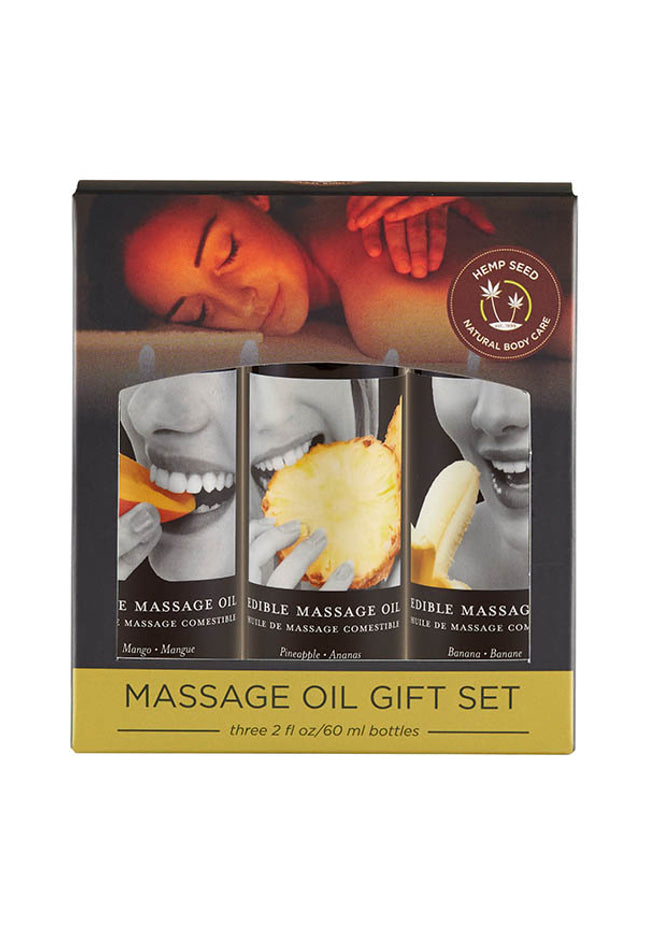 Edible Tropical Massage Oil Trio - Mango