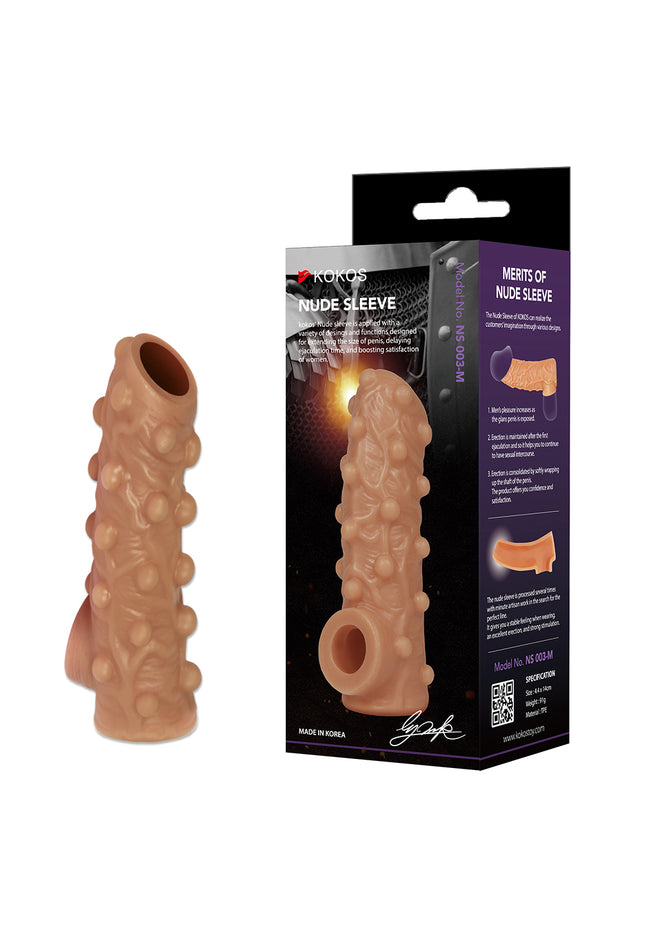 Kokos Nude Sleeve 3 - Flesh Penis Extension Sleeve