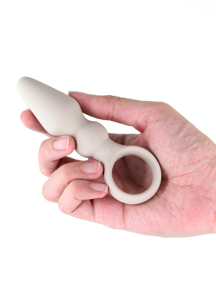 Lust-n-Dreams - Bossa - Fog - White 12.5 cm USB Rechargeable Vibrating Butt Plug