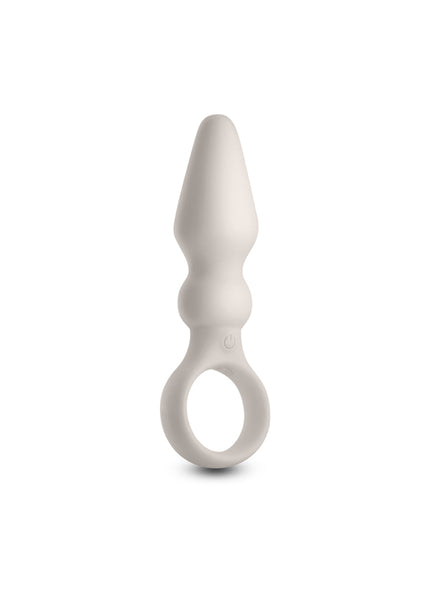 Lust-n-Dreams - Bossa - Fog - White 12.5 cm USB Rechargeable Vibrating Butt Plug