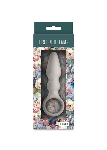 Lust-n-Dreams - Bossa - Fog - White 12.5 cm USB Rechargeable Vibrating Butt Plug