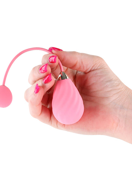 Techno - Kandi - Pink USB Rechargeable Vibrating Egg with App Control