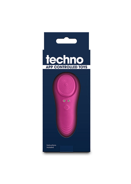 Techno - Lucy - Magenta - Magenta USB Rechargeable Panty Vibrator with App Control