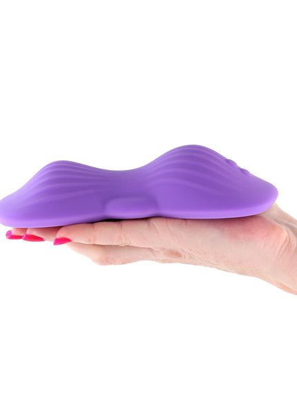 Techno - Trap - Purple - Purple USB Rechargeable Vibrating Grind Pad with App Control