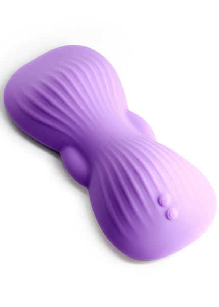 Techno - Trap - Purple - Purple USB Rechargeable Vibrating Grind Pad with App Control