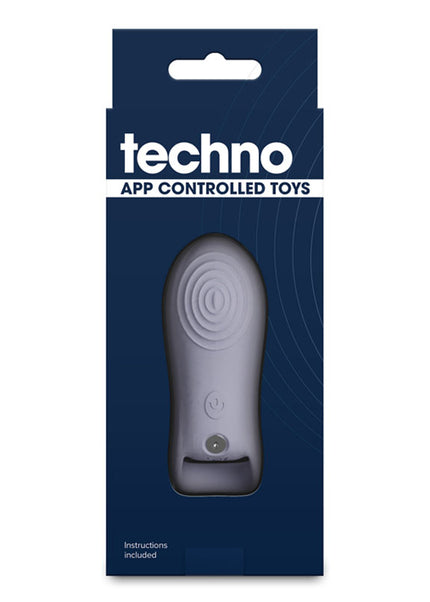Techno - Molly - Grey USB Rechargeable Finger Stimulator with App Control