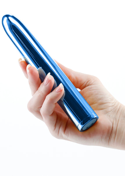 Chroma - Blue - Metallic Blue 17 cm USB Rechargeable Vibrator