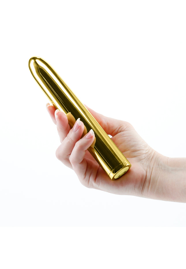 Chroma - Gold - Gold 17 cm USB Rechargeable Vibrator