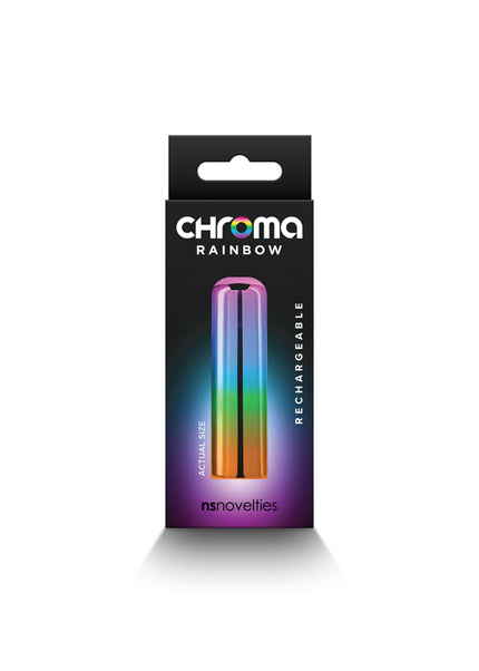 Chroma Rainbow - Small - Metallic Rainbow 6.8 cm USB Rechargeable Bullet
