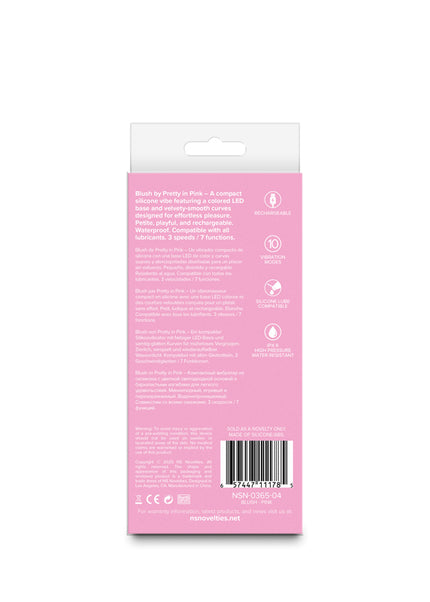 Pretty in Pink Blush - Pink - Pink 13 cm USB Rechargeable Vibrator
