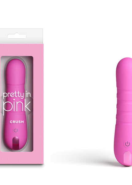 Pretty in Pink Crush - Pink - Pink 14.3 cm USB Rechargeable Vibrator