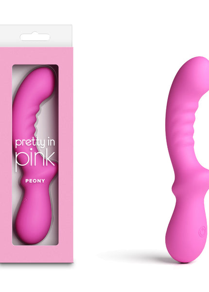 Pretty in Pink Peony - Pink - Pink 19.8 cm USB Rechargeable Vibrator