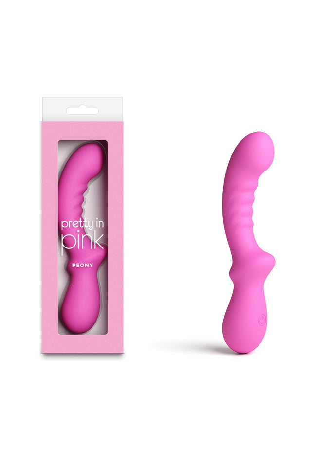 Pretty in Pink Peony - Pink - Pink 19.8 cm USB Rechargeable Vibrator