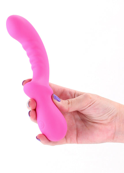 Pretty in Pink Peony - Pink - Pink 19.8 cm USB Rechargeable Vibrator