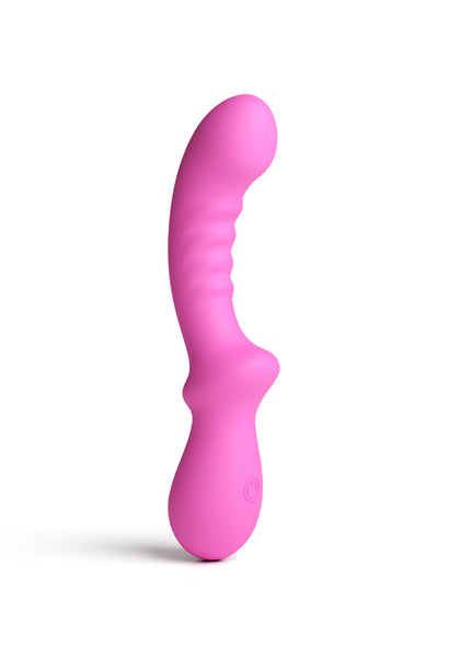 Pretty in Pink Peony - Pink - Pink 19.8 cm USB Rechargeable Vibrator