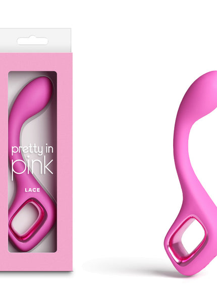 Pretty in Pink Lace - Pink - Pink 18.7 cm USB Rechargeable Vibrator
