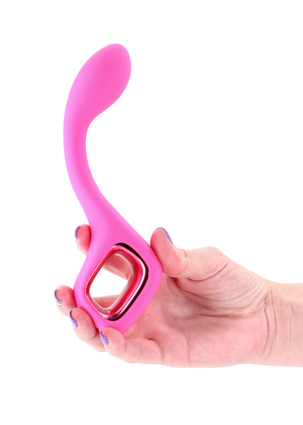 Pretty in Pink Lace - Pink - Pink 18.7 cm USB Rechargeable Vibrator