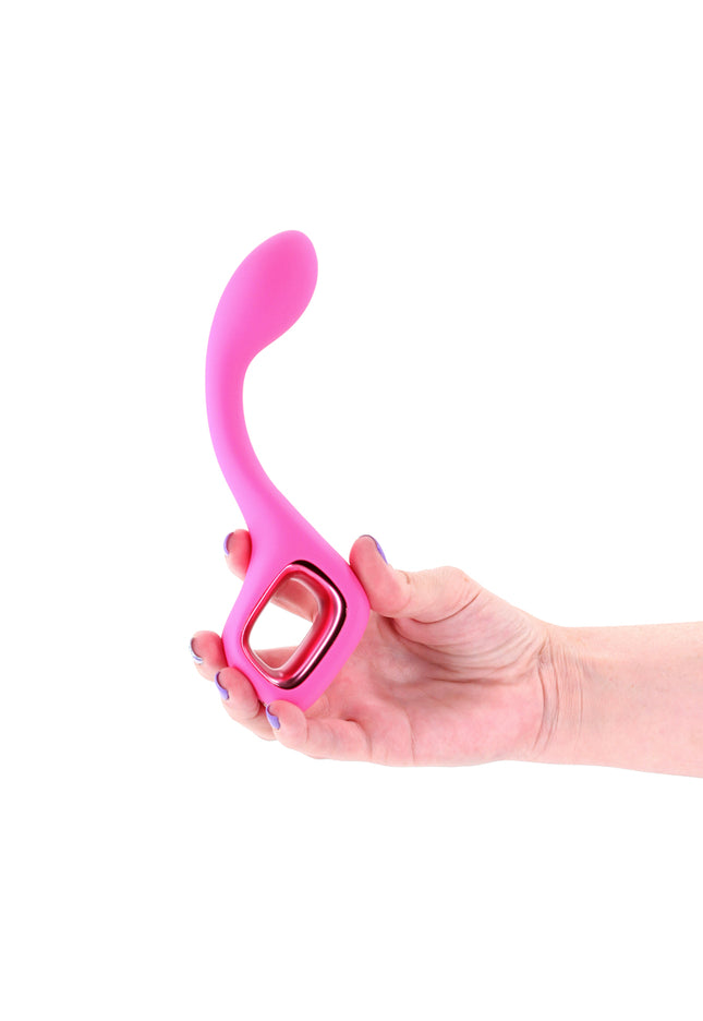 Pretty in Pink Lace - Pink - Pink 18.7 cm USB Rechargeable Vibrator
