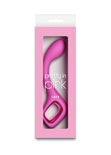 Pretty in Pink Lace - Pink - Pink 18.7 cm USB Rechargeable Vibrator