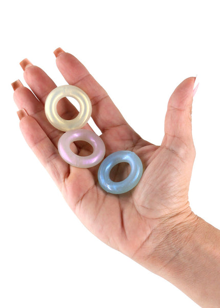 Fantasia - Stamina Rings - Multicolour - Coloured Cock Rings - Set of 3