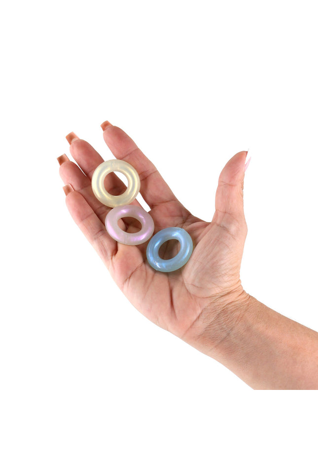 Fantasia - Stamina Rings - Multicolour - Coloured Cock Rings - Set of 3