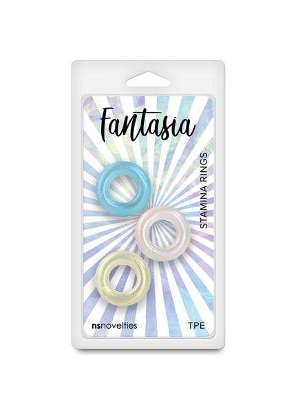 Fantasia - Stamina Rings - Multicolour - Coloured Cock Rings - Set of 3