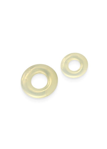 Fantasia - Double Stack - Amber - Amber Cock Rings - Set of 2 Sizes