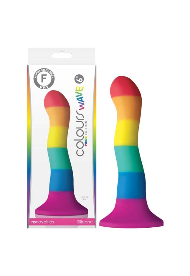 Colours Pride Edition - 6'' Wave - Rainbow 15.2 cm Dong