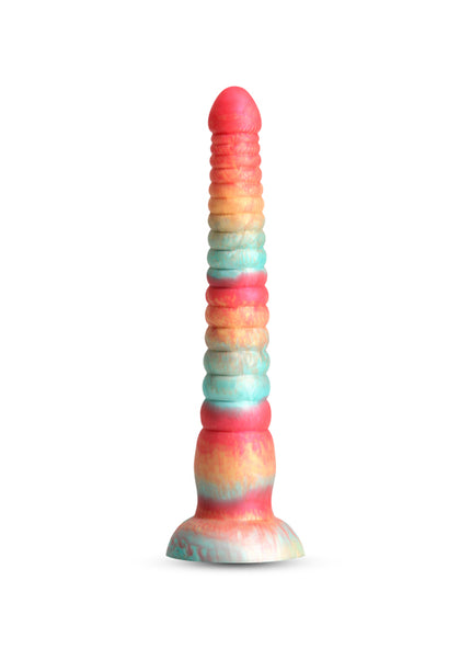 Colours Stacked - 9'' Dildo - Red/Gold - Red/Gold 23 cm Fantasy Dildo