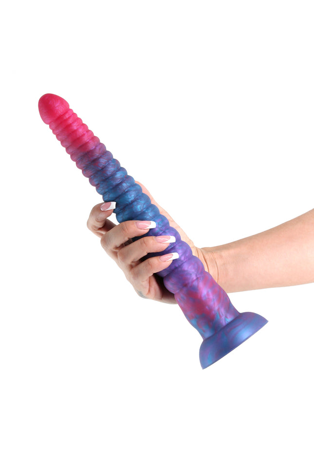 Colours Stacked - 12'' Dildo - Pink/Blue - Pink/Blue 30.6 cm Fantasy Dildo