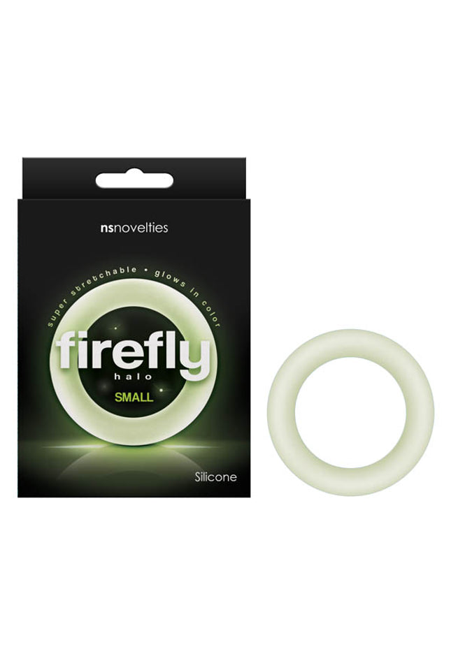 Firefly Halo - Glow In Dark Clear Small 50 mm Cock Ring