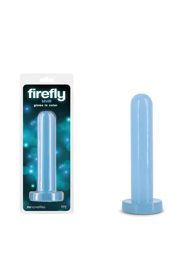 Firefly - Thrill - Blue - Small - Glow in Dark Blue 15.5 cm Small Dildo