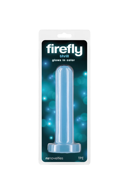 Firefly - Thrill - Blue - Small - Glow in Dark Blue 15.5 cm Small Dildo