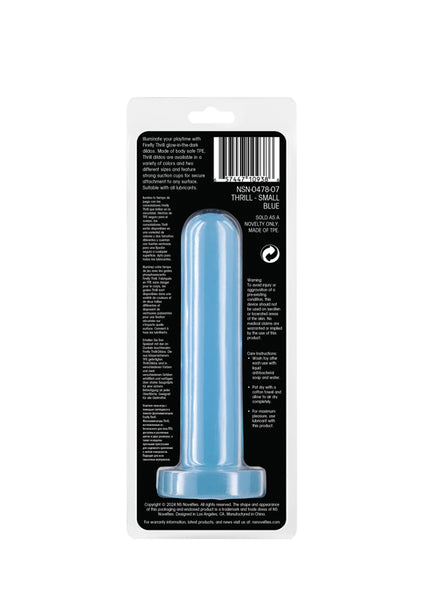 Firefly - Thrill - Blue - Small - Glow in Dark Blue 15.5 cm Small Dildo