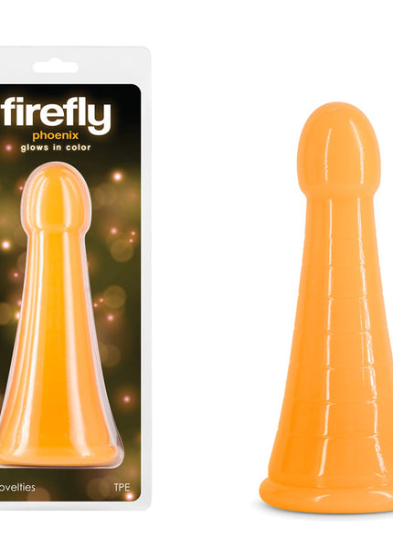 Firefly - Phoenix - Orange - Glow in Dark Orange 19.2 cm Dildo