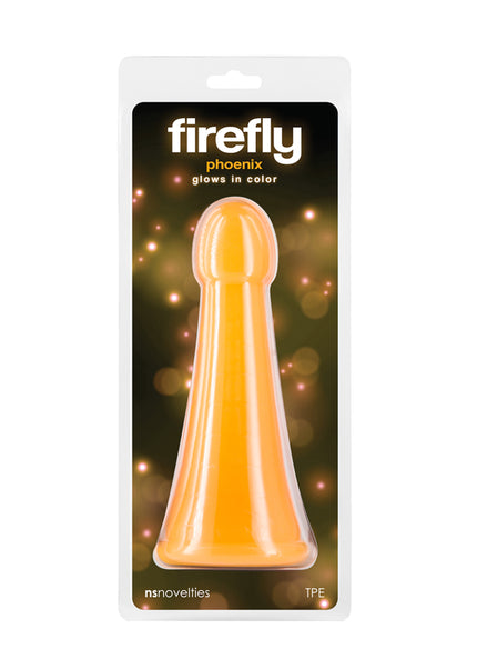 Firefly - Phoenix - Orange - Glow in Dark Orange 19.2 cm Dildo