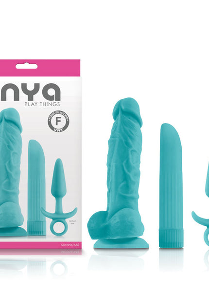 Inya Play Things - Teal Kit - Set of 3