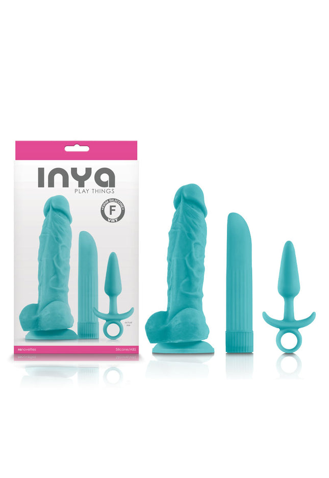Inya Play Things - Teal Kit - Set of 3