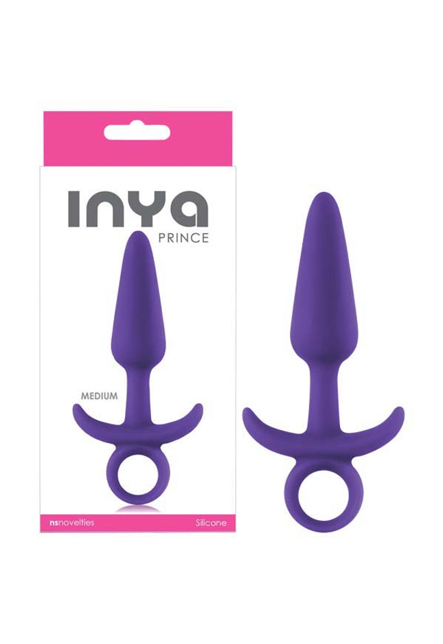 INYA Prince - Purple 13 cm (5.1'') Medium Butt Plug with Ring Pull