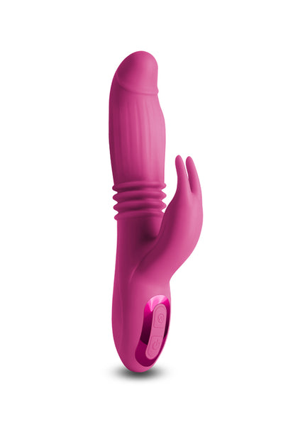 INYA Passion - Pink - Pink 22.2 cm USB Rechargeable Thrusting Rabbit Vibrator