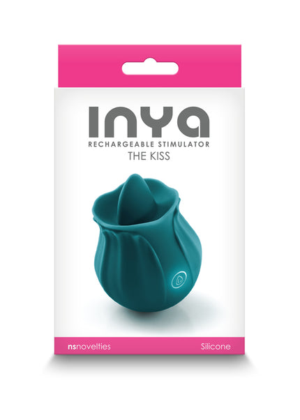 INYA The Kiss - Dark Teal - Teal USB Rechargeable Stimulator