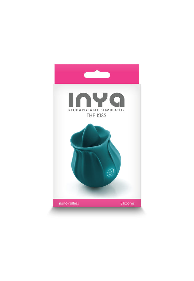INYA The Kiss - Dark Teal - Teal USB Rechargeable Stimulator