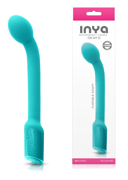 Inya Oh My G - Teal 20.8 cm USB Rechargeable Vibrator