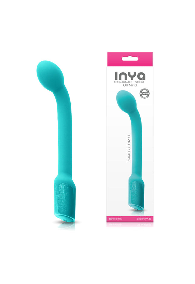 Inya Oh My G - Teal 20.8 cm USB Rechargeable Vibrator