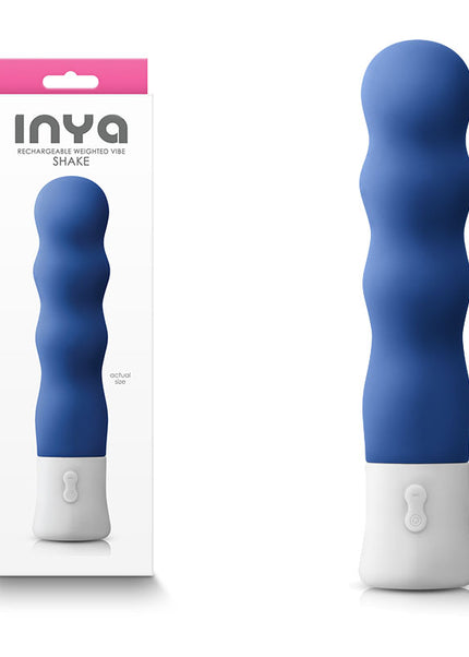 INYA Shake - Blue - Blue 17.5 cm USB Rechargeable Vibrator